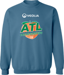 Crew Sweatshirt - Veolia Atlanta Pickleball Championships 2026(White text Peach)
