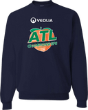 Crew Sweatshirt - Veolia Atlanta Pickleball Championships 2026(White text Peach)