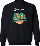 Crew Sweatshirt - Veolia Atlanta Pickleball Championships 2026(White text Peach)