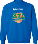 Crew Sweatshirt - Veolia Atlanta Pickleball Championships 2026(White text Peach)