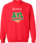 Crew Sweatshirt - Veolia Atlanta Pickleball Championships 2026(White text Peach)