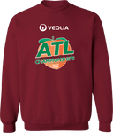 Crew Sweatshirt - Veolia Atlanta Pickleball Championships 2026(White text Peach)