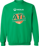 Crew Sweatshirt - Veolia Atlanta Pickleball Championships 2026(White text Peach)