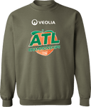 Crew Sweatshirt - Veolia Atlanta Pickleball Championships 2026(White text Peach)