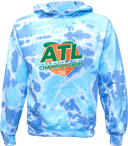 Tie-Dye Hoodies - Veolia Atlanta Pickleball Championships 2026(White text Peach)