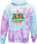 Tie-Dye Hoodies - Veolia Atlanta Pickleball Championships 2026(White text Peach)