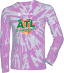 Tie-Dye Long Sleeves - Veolia Atlanta Pickleball Championships 2026(White text Peach)