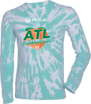 Tie-Dye Long Sleeves - Veolia Atlanta Pickleball Championships 2026(White text Peach)