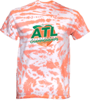 Tie-Dye Short Sleeves - Veolia Atlanta Pickleball Championships 2026(White text Peach)