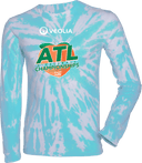 Tie-Dye Long Sleeves - Veolia Atlanta Pickleball Championships 2026(White text Peach)