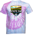Tie-Dye Short Sleeves - West Virginia State Cup (w2/2) 2026 (Main Logo)