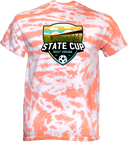 Tie-Dye Short Sleeves - West Virginia State Cup (w2/2) 2026 (Main Logo)