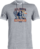 Under Armour Stadium Short Sleeve Hoodie - Illinois Spring Showdown 2026 (Bold Text)