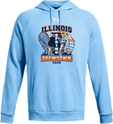 Under Armour Rival Fleece Hoodie - Illinois Spring Showdown 2026 (Bold Text)