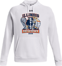Under Armour Rival Fleece Hoodie - Illinois Spring Showdown 2026 (Bold Text)