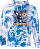 Under Armour Rival Fleece Hoodie Tie-Dye - Illinois Spring Showdown 2026 (Bold Text)
