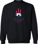 Crew Sweatshirt - USYS IL State Cup (w1/3) 2026 (Red & Navy)