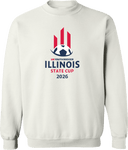 Crew Sweatshirt - USYS IL State Cup (w1/3) 2026 (Red & Navy)