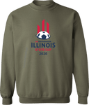Crew Sweatshirt - USYS IL State Cup (w1/3) 2026 (Red & Navy)