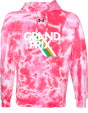 Under Armour Rival Fleece Hoodie Tie-Dye - NXT Grand Prix Fall Boys 2026 (White)