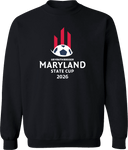 Crew Sweatshirt - USYS MD State Cup Spring (w5/6) 2026 (White & Red)