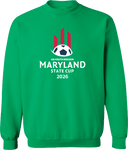 Crew Sweatshirt - USYS MD State Cup Spring (w5/6) 2026 (White & Red)