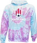 Tie-Dye Hoodies - USYS MD State Cup Spring (w5/6) 2026 (White & Red)