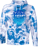 Under Armour Rival Fleece Hoodie Tie-Dye - Boys UAA Session I 2026 (Vibrant Blue)
