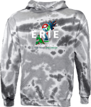 Tie-Dye Hoodies - Erie Indoor Classic 2026 (white logo)