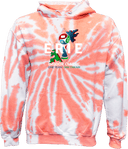 Tie-Dye Hoodies - Erie Indoor Classic 2026 (white logo)
