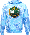 Tie-Dye Hoodies - Fall Fest Field Hockey Tournament 2026 (green)