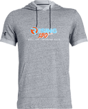 Under Armour Stadium Short Sleeve Hoodie - Rising 150 2026 - White