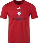 Adidas Cotton T-Shirt - USYS SC Presidents Cup Spring 2026 (Red and Navy)