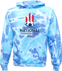 Tie-Dye Hoodies - USYS NC State Cup Finals 2026 (Red and Navy)