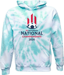 Tie-Dye Hoodies - USYS NC State Cup Finals 2026 (Red and Navy)