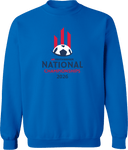 Crew Sweatshirt - USYS NC State Cup Finals 2026 (Red and Navy)
