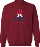 Crew Sweatshirt - USYS NC State Cup Finals 2026 (Red and Navy)