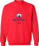 Crew Sweatshirt - USYS NC State Cup Finals 2026 (Red and Navy)