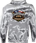 Tie-Dye Hoodies - Rise Flag Football National Championships 2026 (Bull Horns)