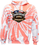 Tie-Dye Hoodies - Rise Flag Football National Championships 2026 (Bull Horns)