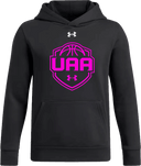 Under Armour Team Icon Fleece Hoodie - Boys UAA Session I 2026 (Full Pink)