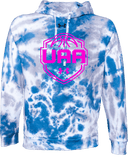 Under Armour Rival Fleece Hoodie Tie-Dye - Boys UAA Session I 2026 (Full Pink)
