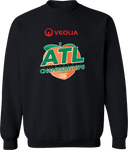 Crew Sweatshirt - Veolia Atlanta Pickleball Championships 2026 (Red Text Peach Logo)