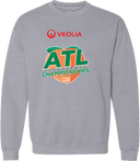 Crew Sweatshirt - Veolia Atlanta Pickleball Championships 2026 (Red Text Peach Logo)