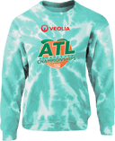 Crew Sweatshirt - Veolia Atlanta Pickleball Championships 2026 (Red Text Peach Logo)