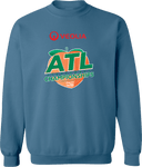 Crew Sweatshirt - Veolia Atlanta Pickleball Championships 2026 (Red Text Peach Logo)