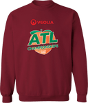 Crew Sweatshirt - Veolia Atlanta Pickleball Championships 2026 (Red Text Peach Logo)