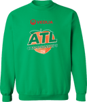Crew Sweatshirt - Veolia Atlanta Pickleball Championships 2026 (Red Text Peach Logo)