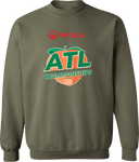 Crew Sweatshirt - Veolia Atlanta Pickleball Championships 2026 (Red Text Peach Logo)