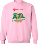 Crew Sweatshirt - Veolia Atlanta Pickleball Championships 2026 (Red Text Peach Logo)